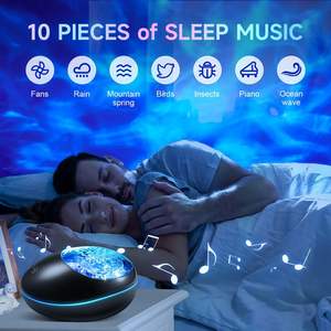 Proyectores Galaxy, Proyector de Luz Nocturna con Ruido Blanco para <span class=keywords><strong>Dormitorio</strong></span>, Proyector de <span class=keywords><strong>Techo</strong></span> con Música BT, Luces de Habitación para Niños, Regalo para Adolescentes - Product Image 3