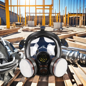 <span class=keywords><strong>Masque</strong></span> <span class=keywords><strong>de</strong></span> <span class=keywords><strong>protection</strong></span> <span class=keywords><strong>respiratoire</strong></span> EPI <span class=keywords><strong>pour</strong></span> le travail <span class=keywords><strong>Masque</strong></span> <span class=keywords><strong>de</strong></span> survie en soudage complet avec fonction <span class=keywords><strong>de</strong></span> poussière à motif plat Gaz organique - Product Image 3