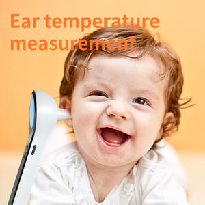 Thermomètre numérique sans contact Calsikon pour oreille et front, moniteur de température pour bébé avec écran rétroéclairé - Product Image 3