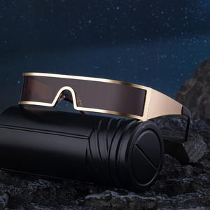 Lunettes de soleil carrées pour hommes JY-9094, monture en plastique noir et métal, protection UV400, classe 2, pour usage extérieur - Product Image 4