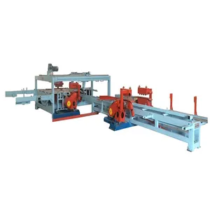 Máquina automática de aserrar Bordes de sierra para producción de madera contrachapada con núcleo de rodamiento PLCTM para plantas de fabricación de madera