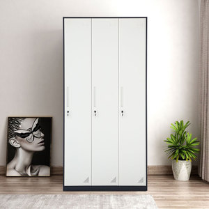 ตู้เก็บของโลหะหลายประตูตู้เสื้อผ้าเหล็กแบบปรับได้สำหรับโรงเรียนโรงพยาบาลหรือโรงงาน - Product Image 4