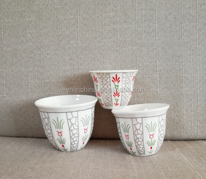 Chaozhou Fabrik Keramik Arabisch 60cc 80cc 120cc Porzellan äthiopischen <span class=keywords><strong>Cawa</strong></span> Kaffeetasse ohne Griff - Product Image 5