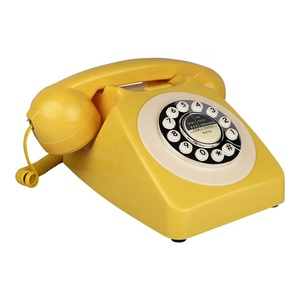 Décoration de ligne fixe Hotsell Vintage OEM ODM <span class=keywords><strong>pour</strong></span> cadeau Mariage Clé Cadran Audio Antique Classique Vintage Téléphone - Product Image 2