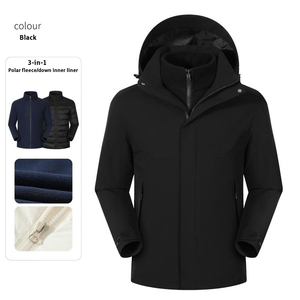 Giacca Invernale da Uomo 3-in-1 Calda per Escursionismo e Campeggio Antivento Impermeabile Staccabile Personalizzabile Unisex - Product Image 6