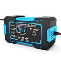 Chargeur de batterie au plomb-acide à impulsions 12v de qualité supérieure