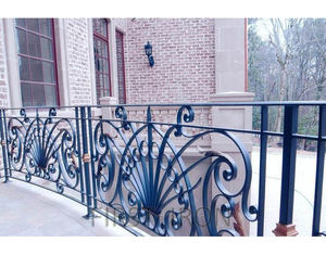 现代住宅室外阳台直锻铁栏杆设计 - Product Image 5