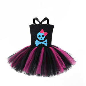 2025 vente chaude Vintage pas cher Chine gros enfants vêtements noir fête bébé fille <span class=keywords><strong>Tutu</strong></span> robes pour filles 12 ans - Product Image 4