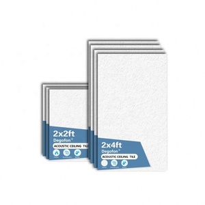 Plafonds suspendus 2x2, systèmes de plafonds suspendus insonorisés. Panneau <span class=keywords><strong>acoustique</strong></span> en laine de roche pour réduire la pollution sonore - Product Image 1