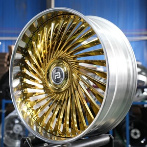 Grandes roues Donks en alliage forgé 6061 pour Cadillac Escalade GMC 1500 Dodge Durango Cybertruck <span class=keywords><strong>Jeep</strong></span> <span class=keywords><strong>Grand</strong></span> <span class=keywords><strong>Cherokee</strong></span> Cullinan - Product Image 3
