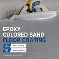 Peinture de sol époxy haute résistance Taiyan, sable coloré, auto-nivelante, pour surface en carrelage et ciment, rénovation directe, construction simple, 20 kg
