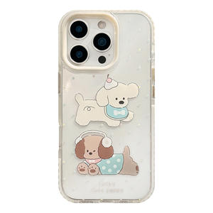 <span class=keywords><strong>Cover</strong></span> per Cellulare Stile Coreano con Cucciolo Cartoon, Custodia Antiurto in TPU con Impugnatura per <span class=keywords><strong>iPhone</strong></span> 16 15 14 <span class=keywords><strong>11</strong></span> Pro Max - Product Image 5