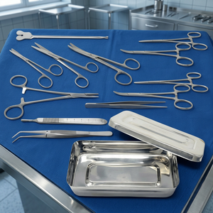 Top Quality Stainless Steel Basic Minor Surgery Kit Surgical Instruments Set of <b>13</b> Pcs Packed in Polish Stainless Steel Box - Product Image 3
