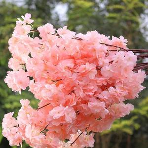 Fleurs artificielles <span class=keywords><strong>de</strong></span> haute qualité Branche <span class=keywords><strong>de</strong></span> cerisier en fleurs Décoration <span class=keywords><strong>de</strong></span> célébration <span class=keywords><strong>de</strong></span> mariage Fleurs <span class=keywords><strong>de</strong></span> cerisier roses - Product Image 6