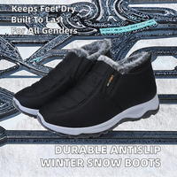 Chaussures de sport d'hiver unisexes, chaudes, imperméables, antidérapantes, durables, style quotidien, pour la marche, en stock