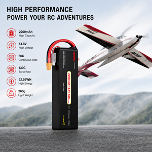 Baterai Drone LiPo VIWIPOW 2200mAh 14.8V 60C 4S XT60/XT90 Custom Plug Laris untuk Drone RC FPV UAV Robot Penyemprot Pertanian - Product Image 6
