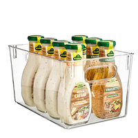 Boîtes de rangement alimentaire multifonctionnelles hermétiques pour la cuisine à domicile, en plastique transparent, organisateur de réfrigérateur multifonctionnel
