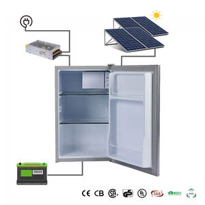 <span class=keywords><strong>Congelador</strong></span> Portátil Pequeño de 92L con Una Puerta, Refrigerador con Energía Solar y Panel para Automóvil, Hogar y Hotel - Product Image 3