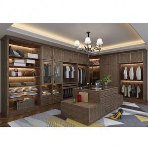 Armarios Personalizados en Oferta, Mejor Precio en Organización de Almacenamiento para Apartamentos, Armario de Madera para Ropa con Luz LED - Product Image 6