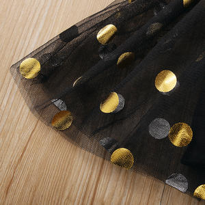 Robes d'été pour filles pour fête d'anniversaire, robe en dentelle avec étoiles et col bébé - Product Image 6