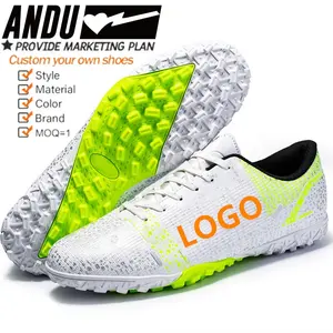 Zapatos de fútbol personalizados para niños, adolescentes, adultos, niños, tacos de fútbol, zapatos de fútbol para niños, talla 30-45, compras directas