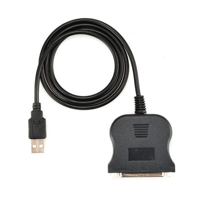 USB 2.0 1.1 1.0 Male to 25 Pin DB25 Female Parallel Port Printer Adapter Cable LPT Bidirectional Converter Wire Cord for PC LPT