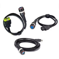 Adaptateur VOCOM II 88890306 8 broches + Câble OBD2 + Câble USB 88890305 24V pour diagnostic de camions Volvo/Mack/Renault