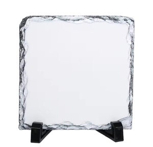 Marco de fotos de pizarra para sublimación de 15*15cm, en blanco, al por mayor SH-19 - Product Image 1