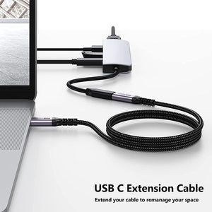 Câble d'extension USB C <span class=keywords><strong>Ugreen</strong></span>, rallonge de type C, USB-C Thunderbolt 3 10 Go Gen <span class=keywords><strong>2</strong></span> pour Xiaomi Nintendo Switch CA60 - Product Image 5