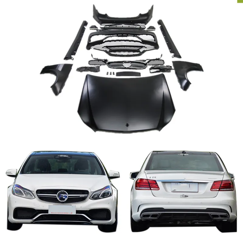 2014-2016Year W212 E63 Bodykit para Clase E Facelift W212 E200 E250 E260 E300 E350 Car Bumpers W212 E63 Auto Body Systems