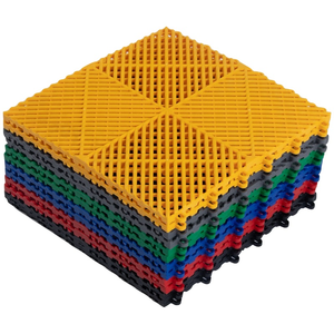 Suelo Vinílico <span class=keywords><strong>para</strong></span> Lavadero de Autos, Instalación con Sistema de Clic, Diseño Moderno, Rejilla de Drenaje Antideslizante <span class=keywords><strong>para</strong></span> Uso en Interiores - Product Image 2