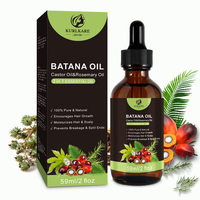 Huile de Batana 3 en 1, 100% naturelle et biologique, soin du cuir chevelu, huile essentielle de ricin et de romarin, croissance des cheveux pour hommes et femmes