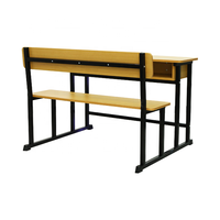 Mobilier scolaire moderne, pupitre et banc de salle de classe, table et chaises pour étudiants de bibliothèque