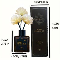 Diffuseur de parfum d'ambiance à bâtonnets en rotin, huile essentielle naturelle, parfum longue durée, pour la décoration intérieure