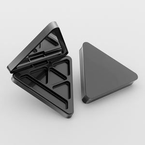 Palette d'ombres à paupières personnalisable, plateau magnétique triangulaire pour le mélange de correcteurs DIY - Product Image 2