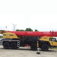 SANY STC1000C 100 tonnes camion grue utilisé Mobile 50/80/90/100 tonnes grue mobile avec composants de base Liebherr moteur pompe moteur vente