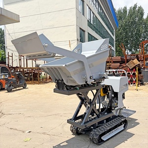 Small Lifting Dump Truck Handling Farm Orchard Transport Dump Truck Hydraulic Crawler Transporter - Product Image 3