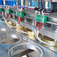 Machine automatique de remplissage et de scellage de gobelets pour beurre de cacahuète, yaourt, eau, jus – Équipement de remplissage et de scellage de gobelets en plastique pour usine alimentaire
