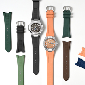 Dây đeo đồng hồ cao cấp bằng cao su FKM dành cho Patek Philippe, Citizen, dây thay thế 18mm, mềm mại, cao cấp, chất liệu Fluororubber - Product Image 5