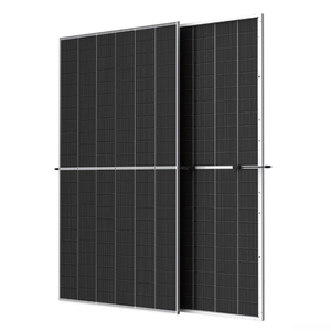 แผงโซลาร์เซลล์แบบโมโนคริสตัลไลน์ N-Type I-Bifacial กระจกสองชั้นสีดำทั้งหมด กำลังไฟ 715W 720W แบบ Half Cell PERC ประสิทธิภาพสูง - Product Image 3