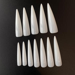 TSZS 360 pièces/boîte – Capsules d'<span class=keywords><strong>ongles</strong></span> naturels Stiletto XXL à couverture complète, pointues, pour extension d'<span class=keywords><strong>ongles</strong></span> en salon - Product Image 5