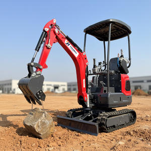 Mini-excavatrice agricole 1,2 tonne, certifiée CE EPA, moteur puissant, chenilles, petite excavatrice - Product Image 2