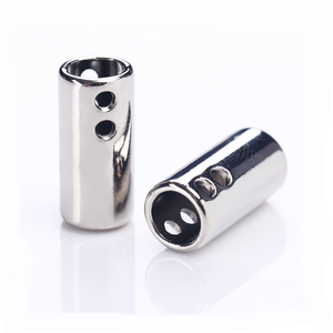 OEM dây đeo vàng dây rút Stopper chuỗi kết thúc đồ bơi dây kết thúc 10mm/12mm dừng dây kim loại kết thúc mũ - Product Image 1