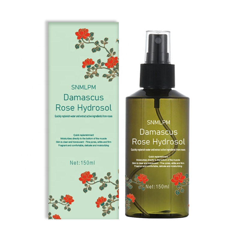 SNMLPM Private Label Rose Hydrosol - 100% Pure Natural Rose Floral Water for Face Body Mist Spray Skin and Hair Care