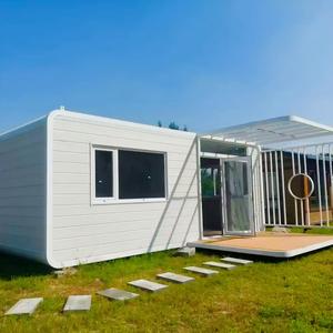 Bâtiment modulaire personnalisable avec structure en acier durable, extérieur blanc lisse, type Apple Cabin <span class=keywords><strong>Mini</strong></span> Pod Capsule House - Product Image 1