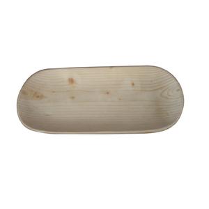 Plateau en bois poli de haute qualité Conception unique en bambou Écologique Accueil Hôtel Restaurant Utiliser des assiettes pour la vente à l'exportation de produits alimentaires - Product Image 1