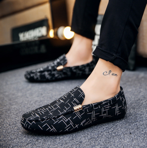 UP-0523J Scarpe Casual Eleganti da <span class=keywords><strong>Uomo</strong></span> Slip-on in Tela Calzature Piatte Scarpe da <span class=keywords><strong>Uomo</strong></span> <span class=keywords><strong>Taglia</strong></span> <span class=keywords><strong>46</strong></span> - Product Image 2