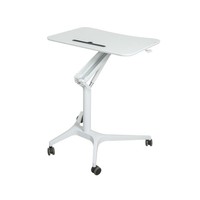 Bureau portable pour ordinateur portable, table de travail et d'étude réglable en hauteur pneumatiquement, table à dessin simple