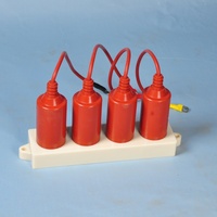 Protecteur de surtension combiné triphasé à quatre colonnes TBP-B-7.6 10kV en caoutchouc silicone