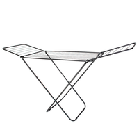 Porte-vêtements métallique multifonctionnel écologique à double niveau, détachable, extensible et pliable, pour cuisine, armoire et salle de bain